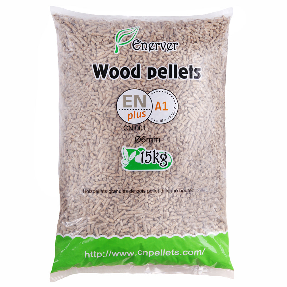 WOOD PELLETS - GRANULÉS DE BOIS SAC 15 KG