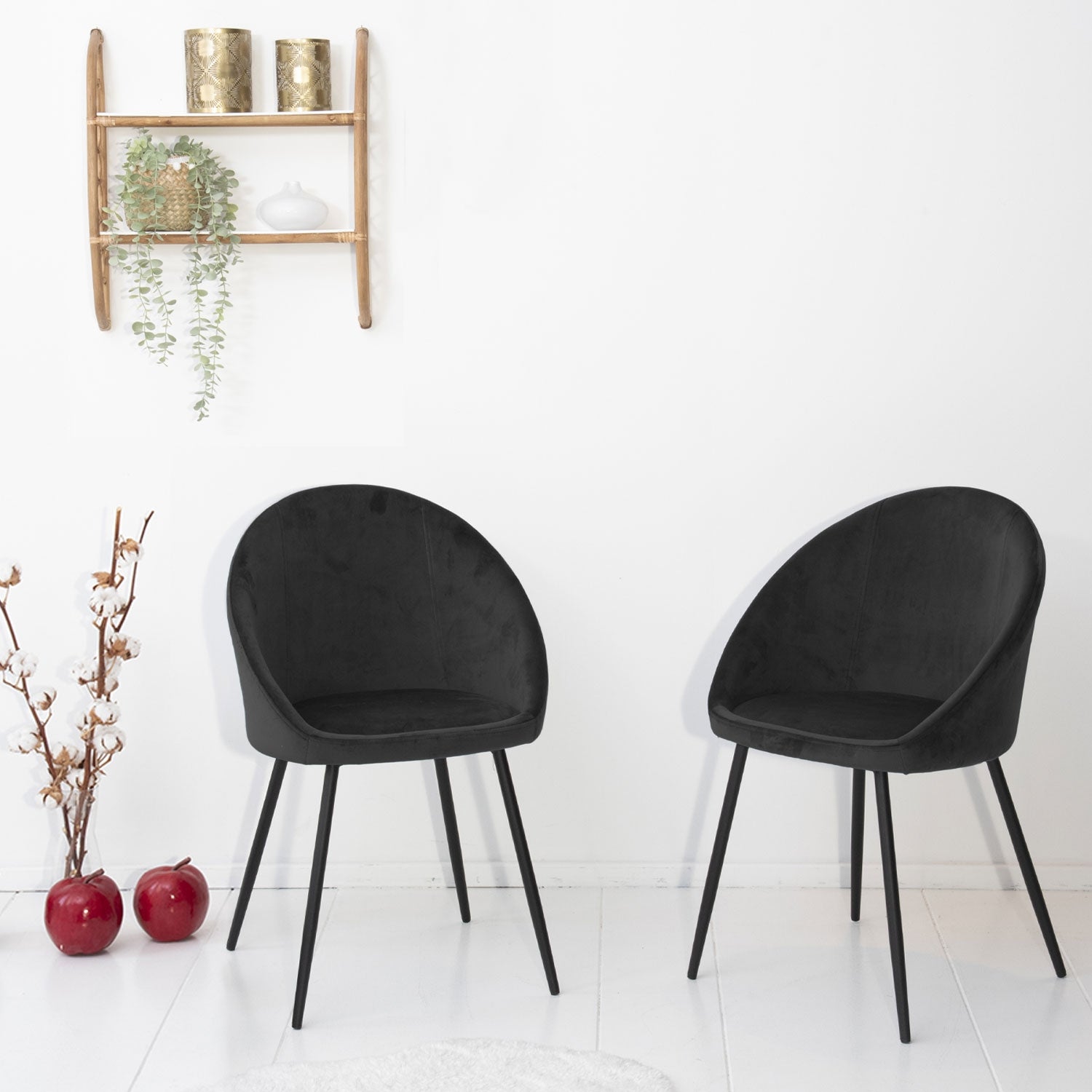 VELVET - Chaises Vintage Velours