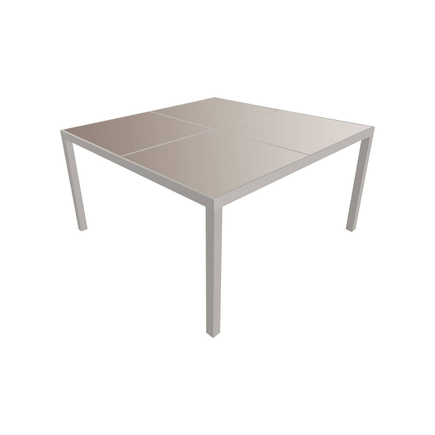 KAUAI - Ensemble Table et Chaises d'Extérieur - 8 Places