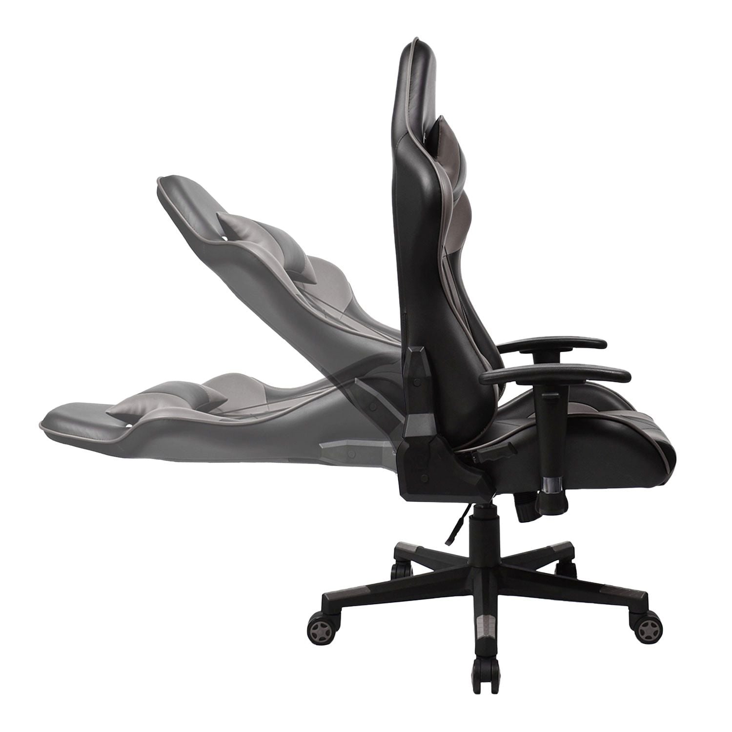 GHOST - Fauteuil de bureau GAMER avec accoudoirs ajustables