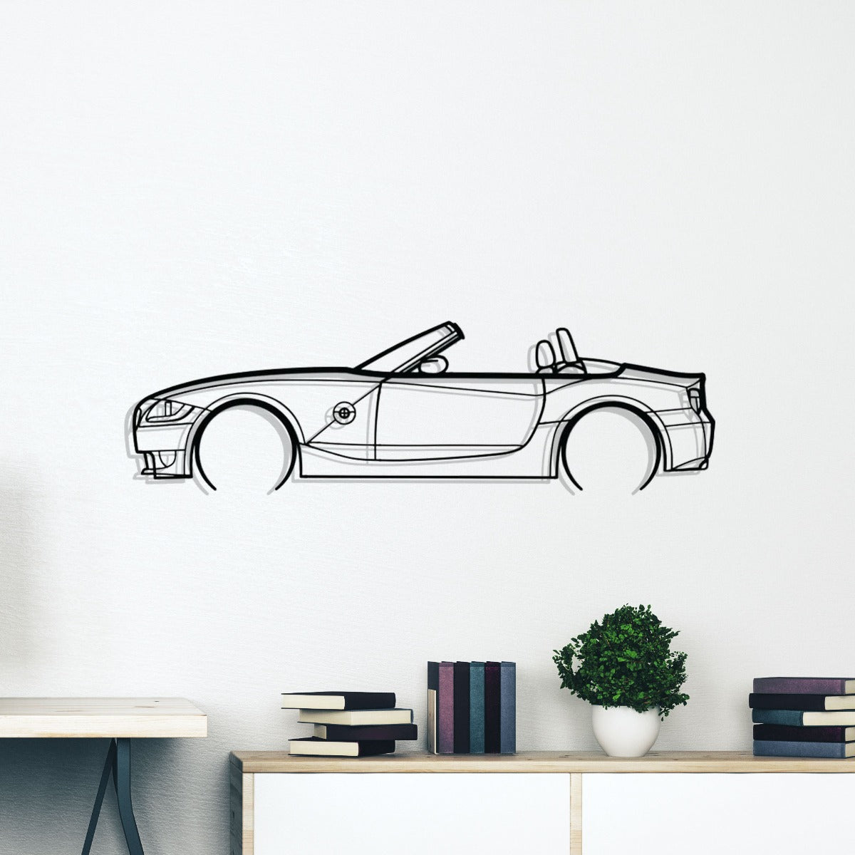 BMW - Z4 M E85  - DÉCORATION MURALE EN MÉTAL