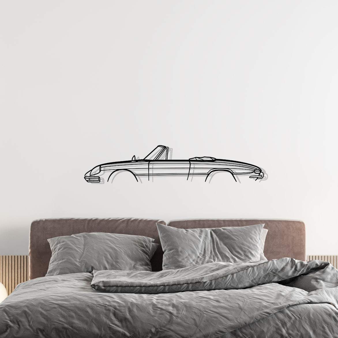 ALFA ROMEO - DUETTO - DECORAÇÃO DE PAREDE DE METAL