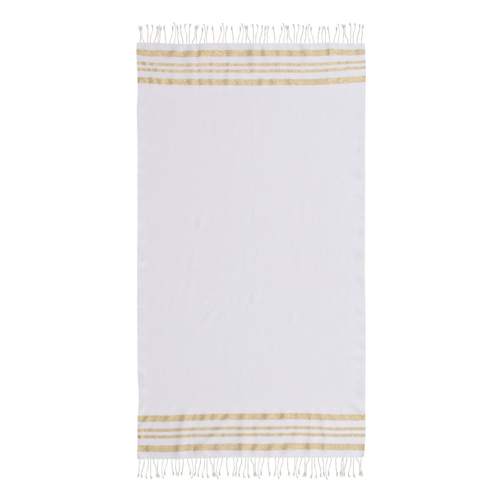 HAMPTONS - Fouta Nid D'Abeille - Lurex