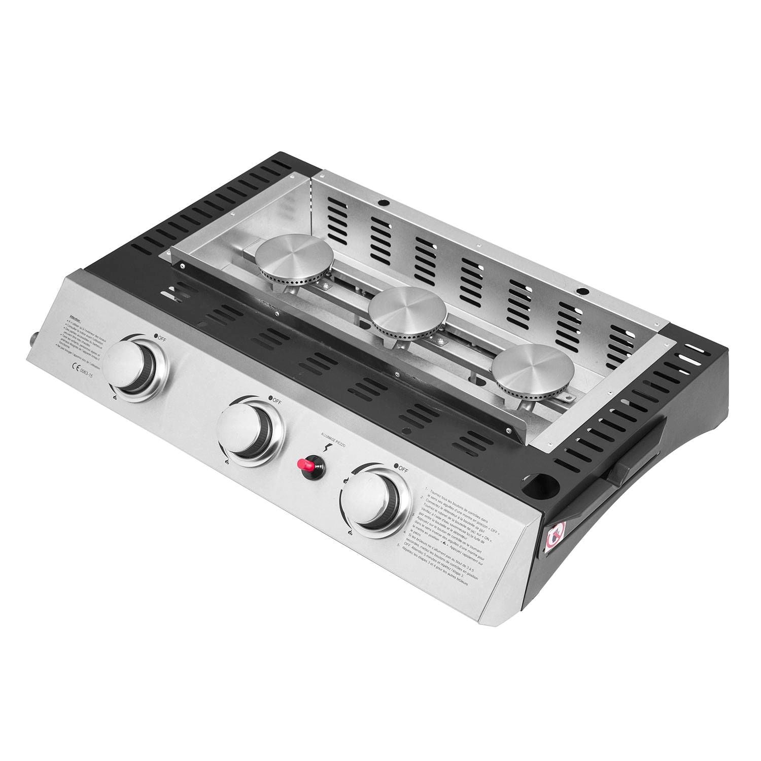 COOKER - Plancha au Gaz II avec Chariot