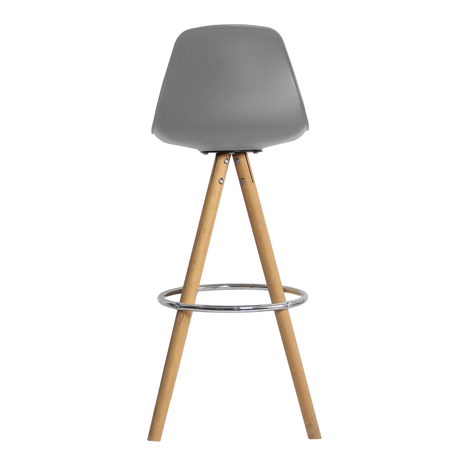 SENJA - Lot de 2 Tabourets de Bar Pieds Triangulaires