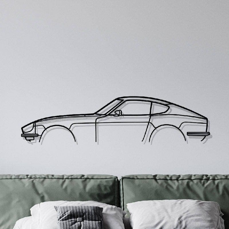 DATSUN - 240Z 280Z - DECORAÇÃO DE PAREDE DE METAL