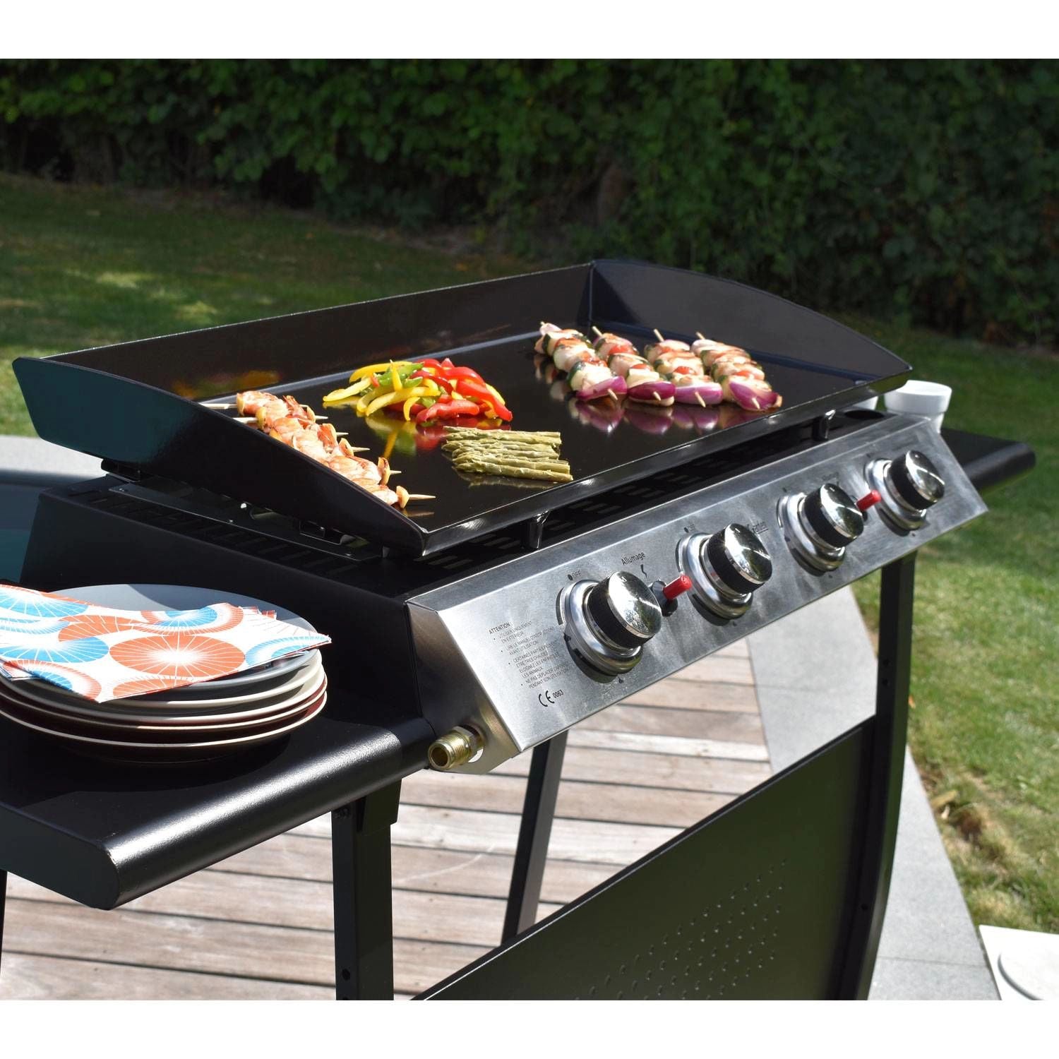 COOKER - Plancha au Gaz II avec Chariot