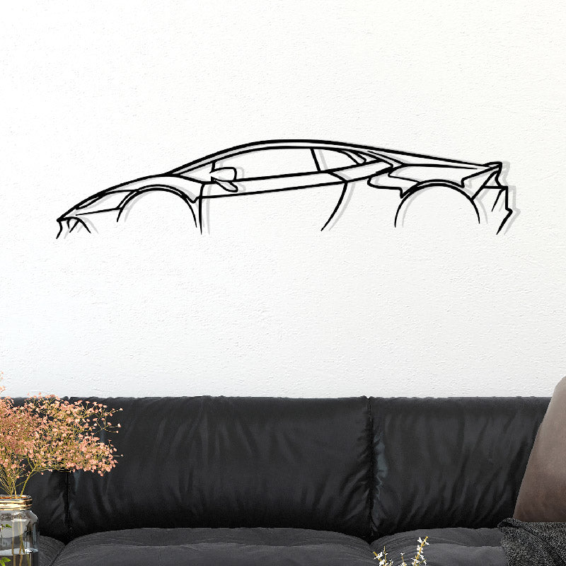 LAMBORGHINI - HURACAN - DECORAÇÃO DE PAREDE DE METAL