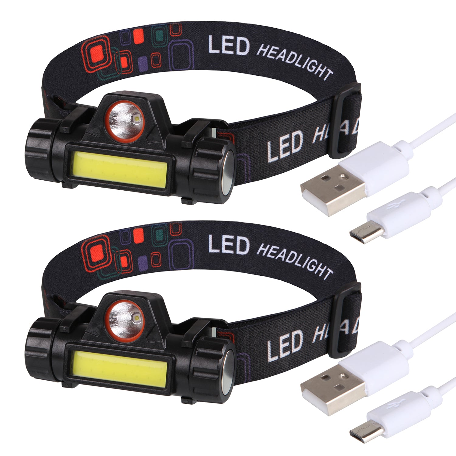 FAROL LED IMPERMEÁVEL RECARREGÁVEL USB