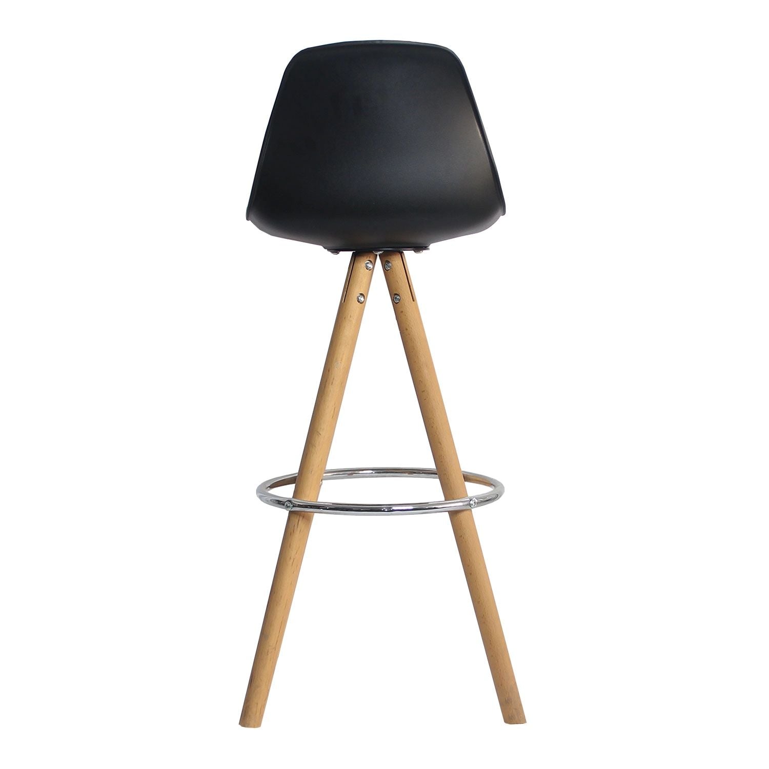 SENJA - Lot de 2 Tabourets de Bar Pieds Triangulaires