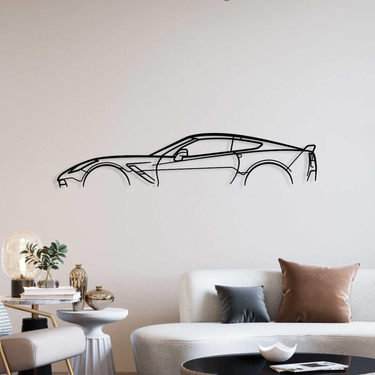CHEVROLET - CORVETTE C7 GRAND SPORT - DECORACIÓN DE PARED DE METAL