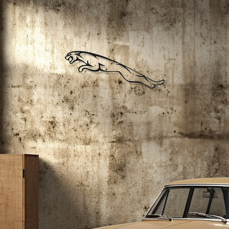 LOGO - JAGUAR - DÉCORATION MURALE EN MÉTAL