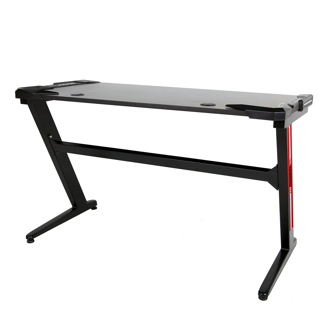 GHOST - Ensemble Chaise de Gamer et Bureau Led Incliné