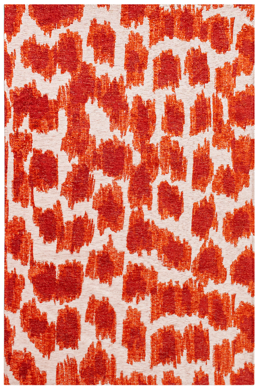 TAPIS - COLLECTION IKAT FEATHER - DESIGN SUMMER BLUE