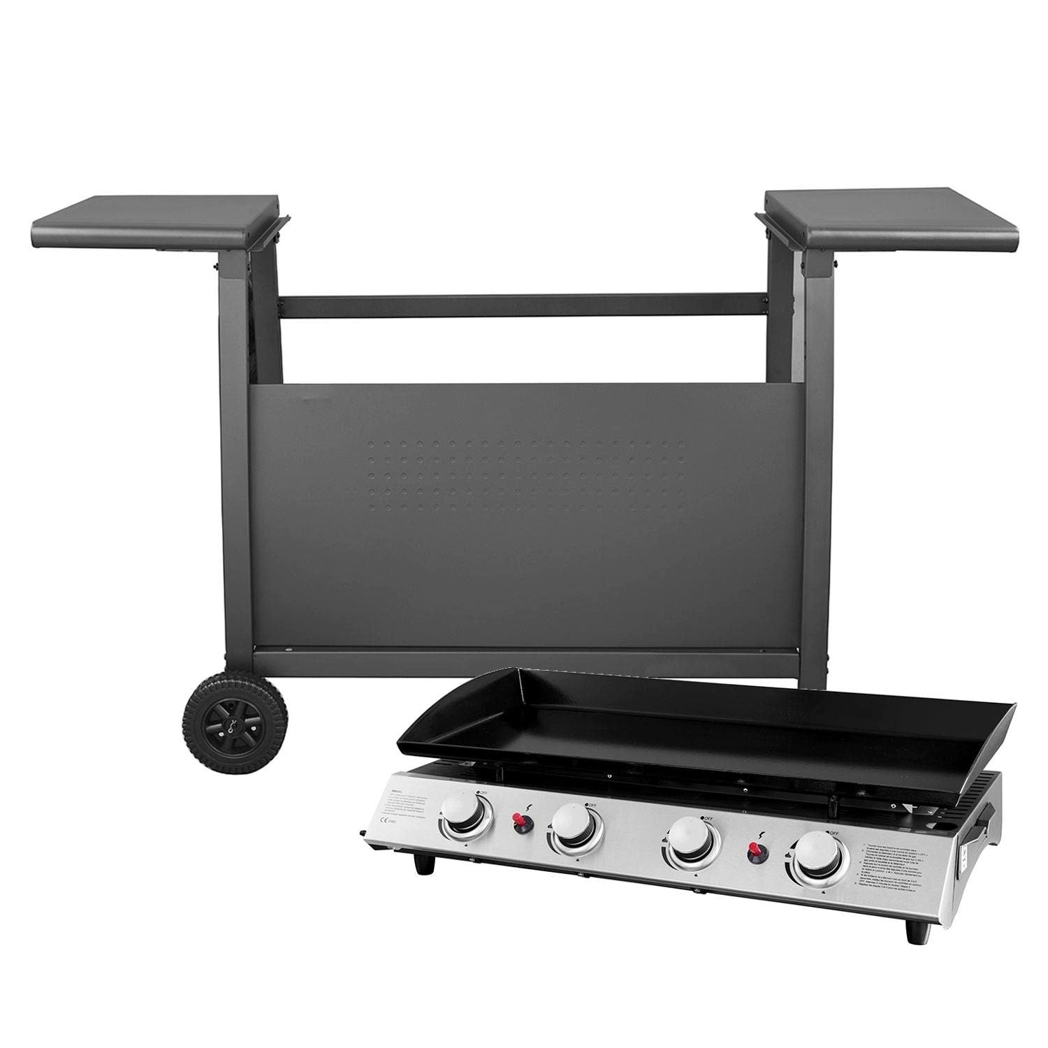 COOKER - Plancha au Gaz II avec Chariot