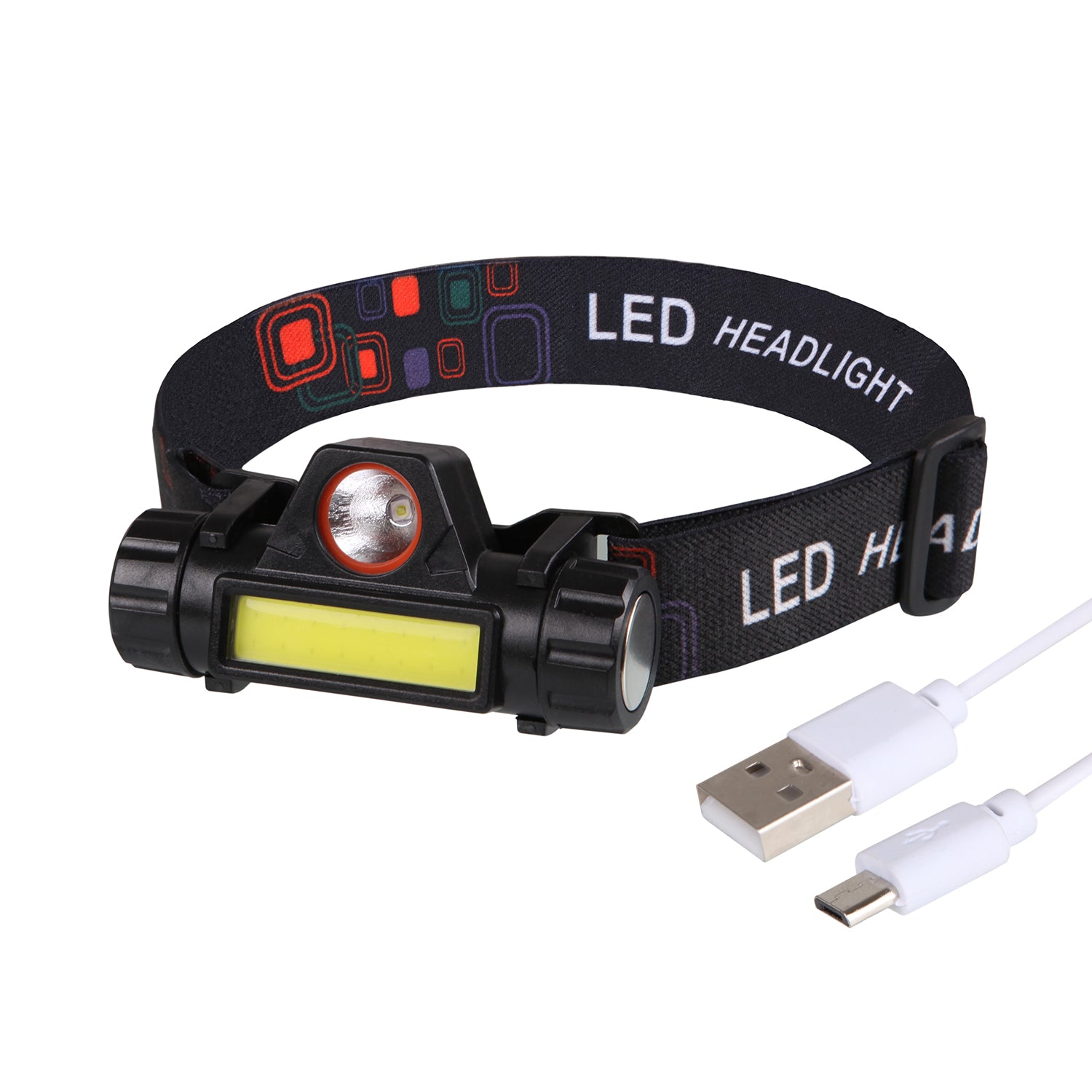 FAROL LED IMPERMEÁVEL RECARREGÁVEL USB