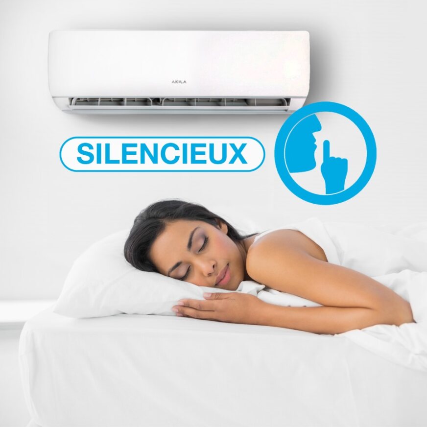 ENAKO 89 - CLIMATISEUR RÉVERSIBLE TRI-SPLIT - 24000 BTU - 3,5 KW + 2,7KW + 2,7KW