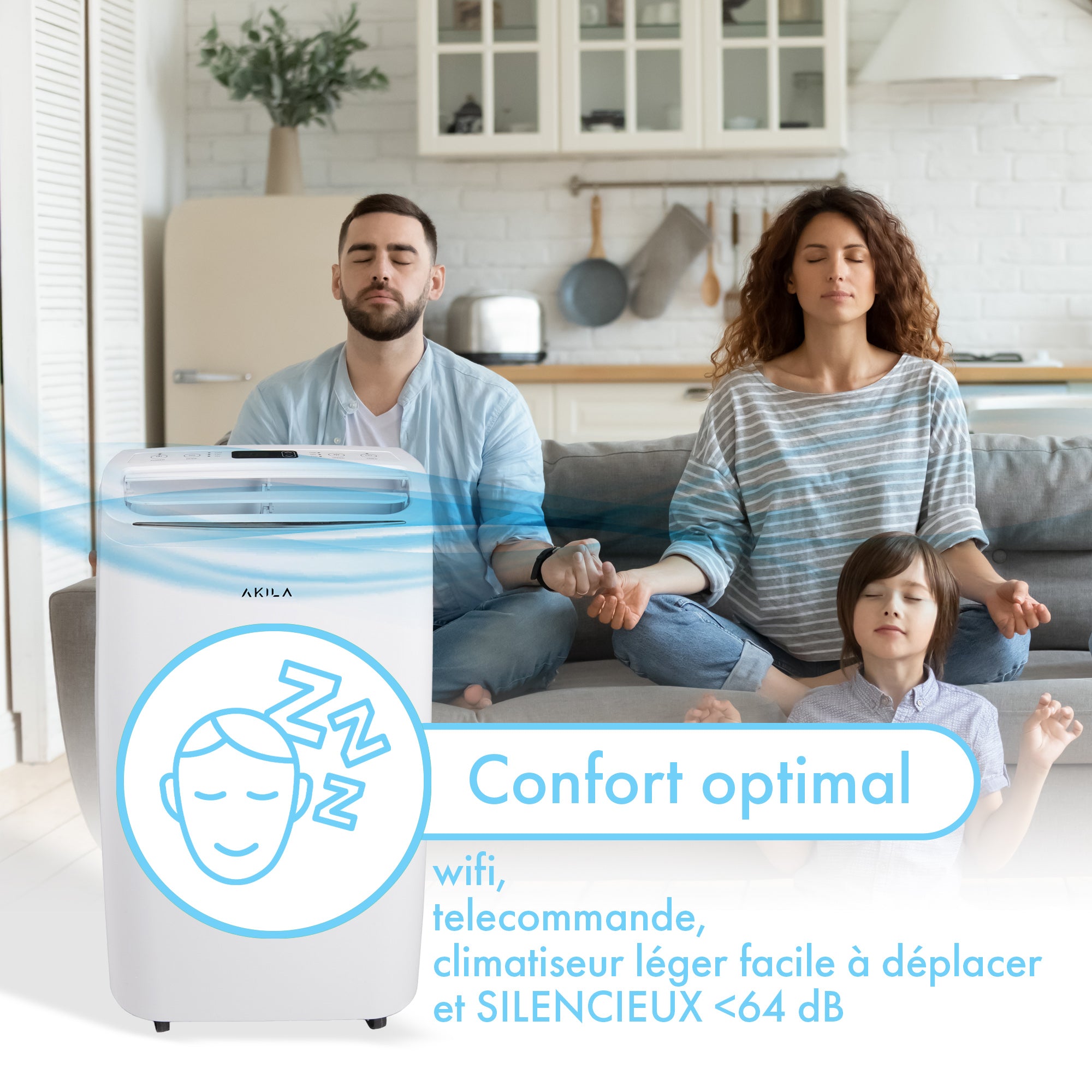 NANTAI - Ar Condicionado Móvel - Wifi - 3500W - 12000 BTU