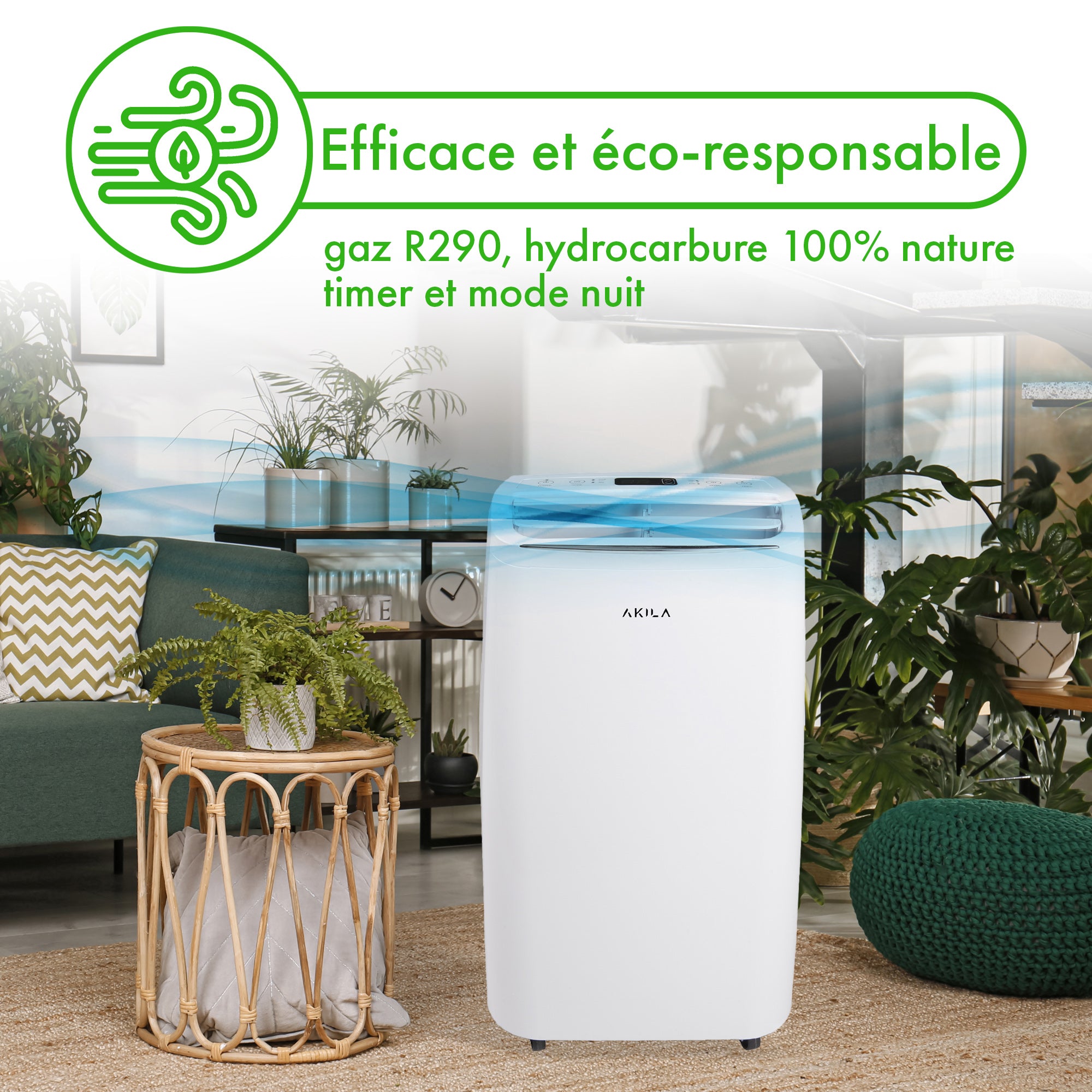 NANTAI - Ar Condicionado Móvel - Wifi - 3500W - 12000 BTU