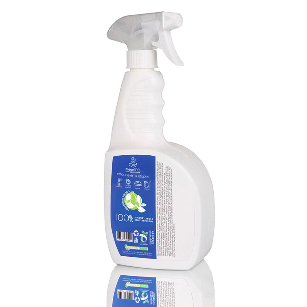 LIMPIADOR LÍQUIDO ESPECIAL PARA CUBIERTAS DE COBRE Y ACERO INOXIDABLE - PULVERIZADOR - 750ML