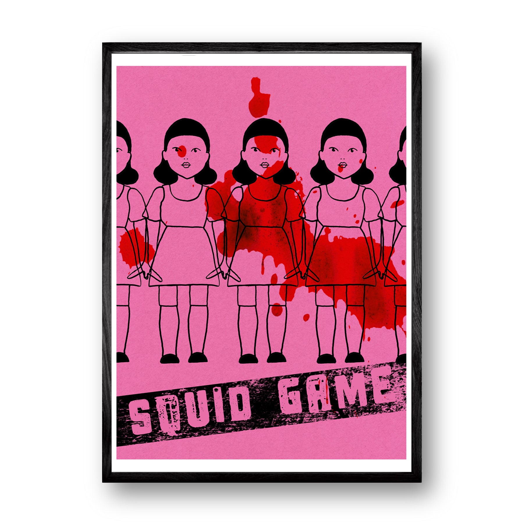 SQUID GAME - Pôster Assinado