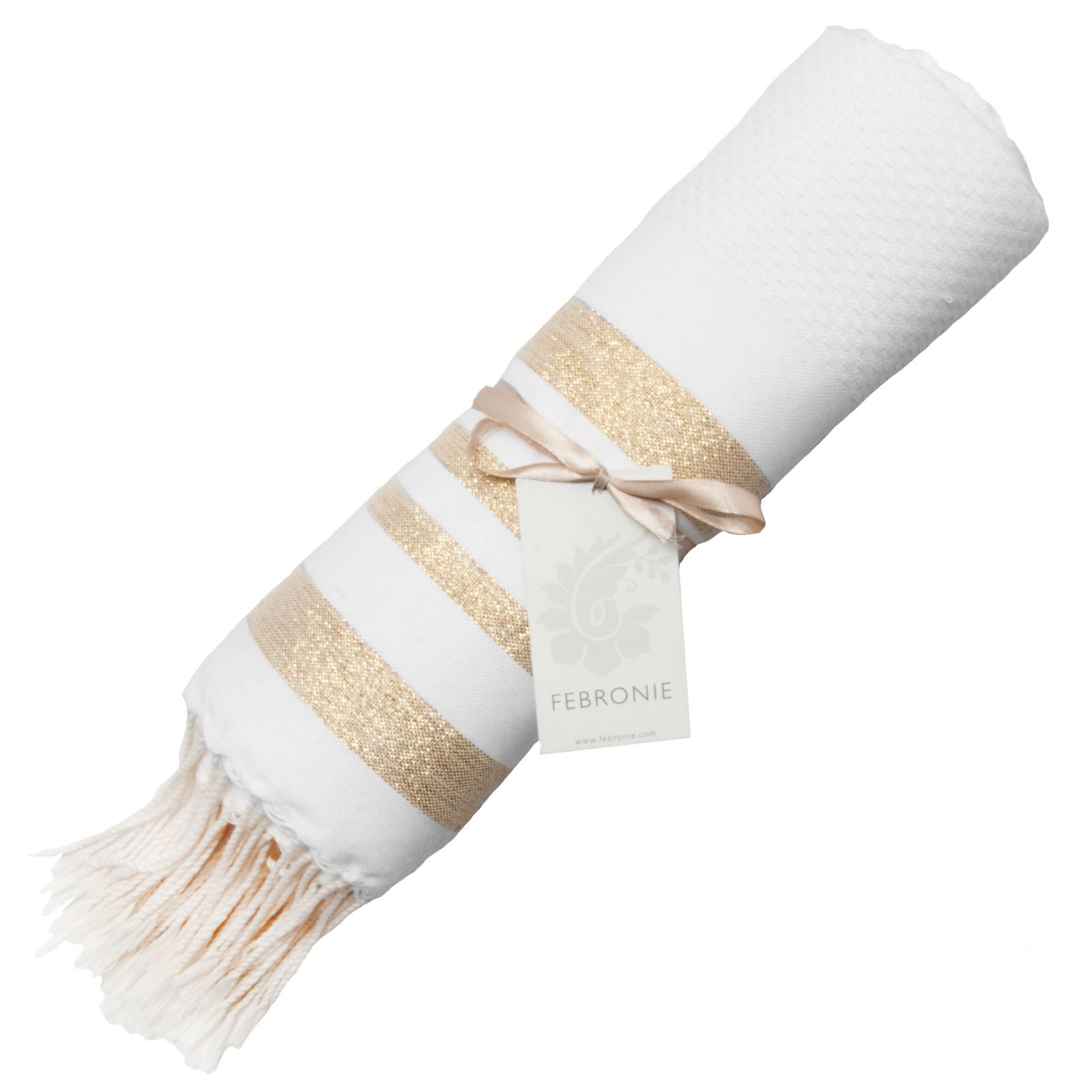 HAMPTONS - Favo de mel Fouta - Lurex