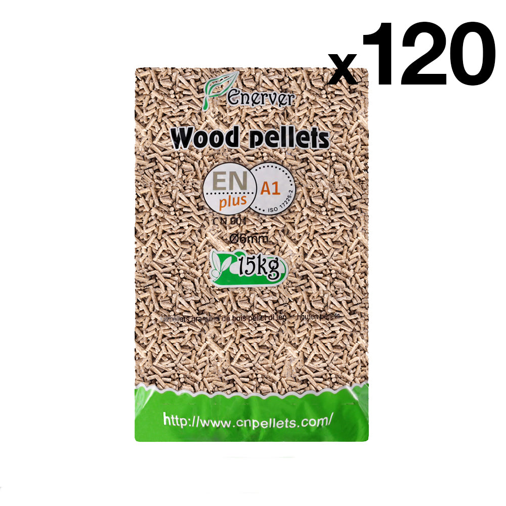 PELLETS DE MADERA - PELLETS DE MADERA BOLSA DE 15 KG