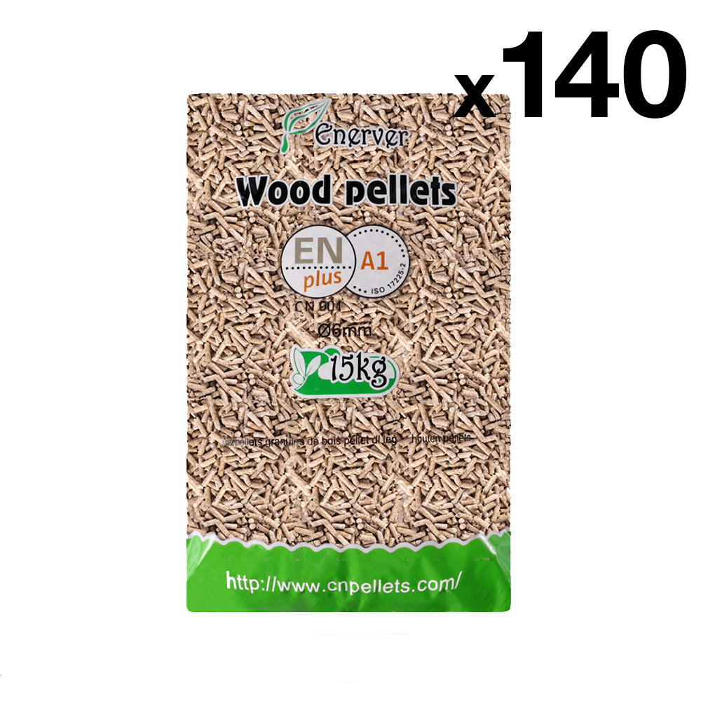 PELLETS DE MADERA - PELLETS DE MADERA BOLSA DE 15 KG