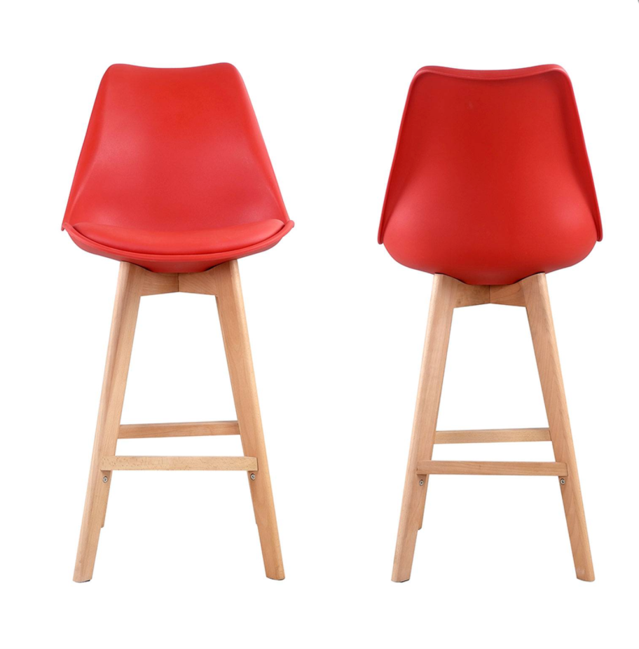 SENJA - Lot de 2 tabourets scandinaves