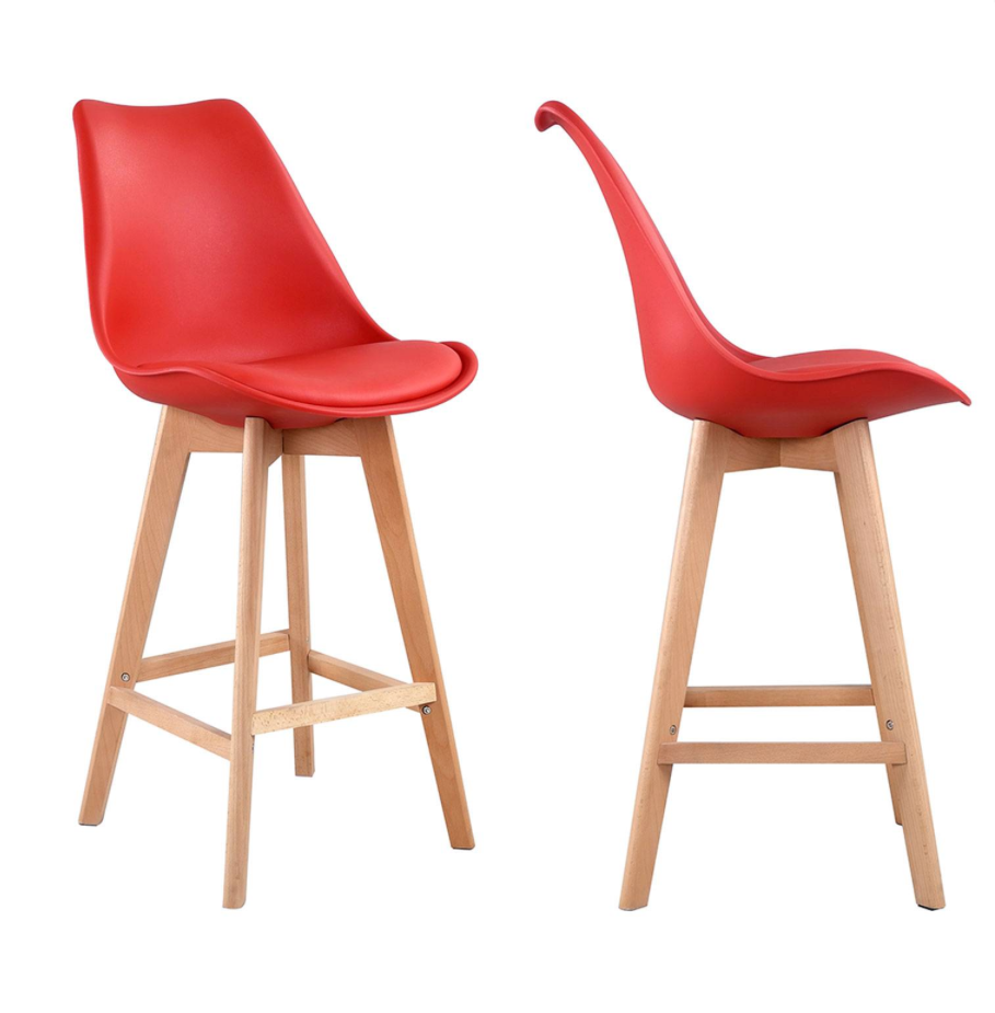 SENJA - Lot de 2 tabourets scandinaves