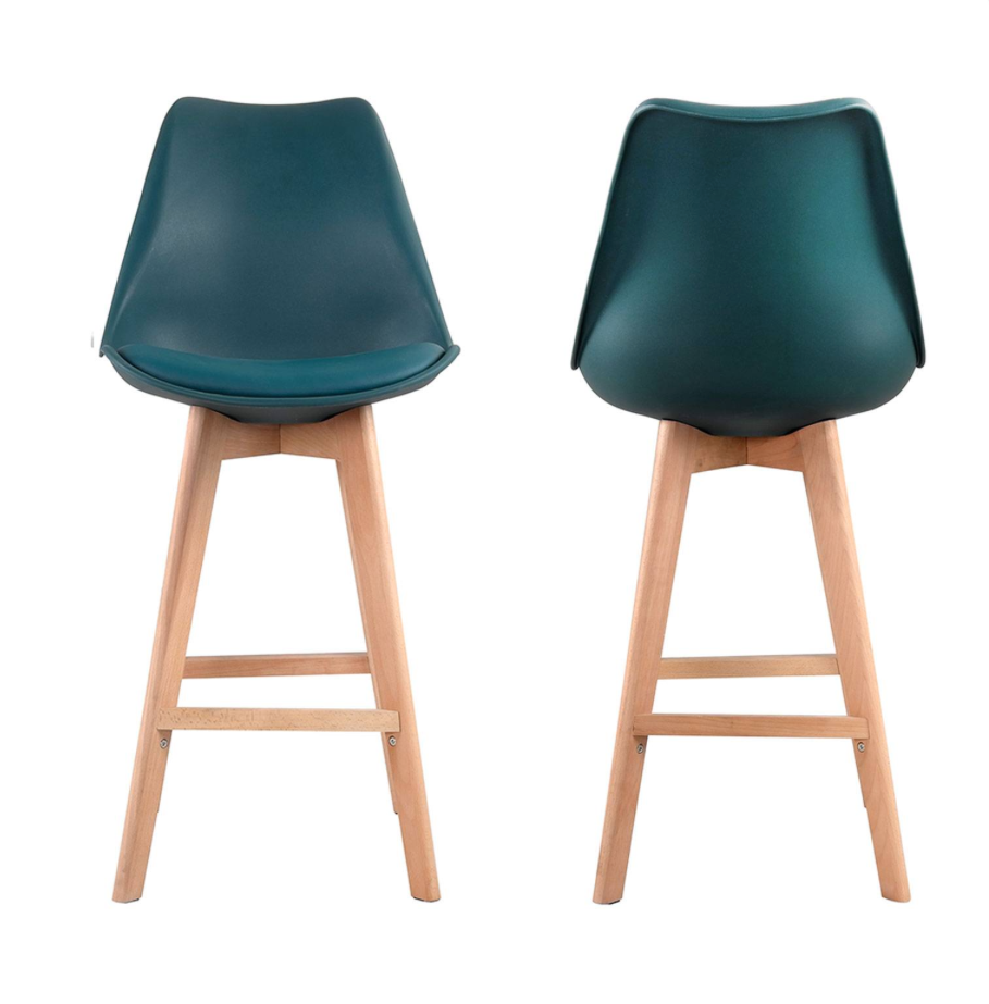 SENJA - Lot de 2 tabourets scandinaves