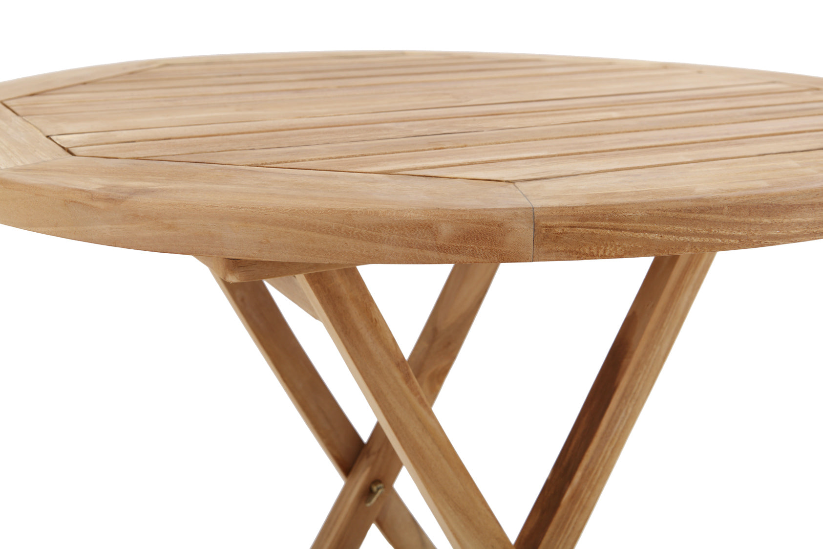 SALENTO - Ensemble table ronde et chaises en teck