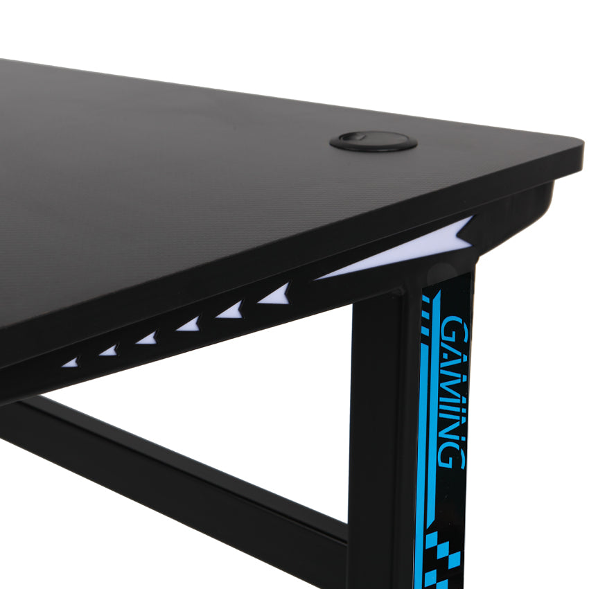 GHOST - Bureau GAMER à LED Droit