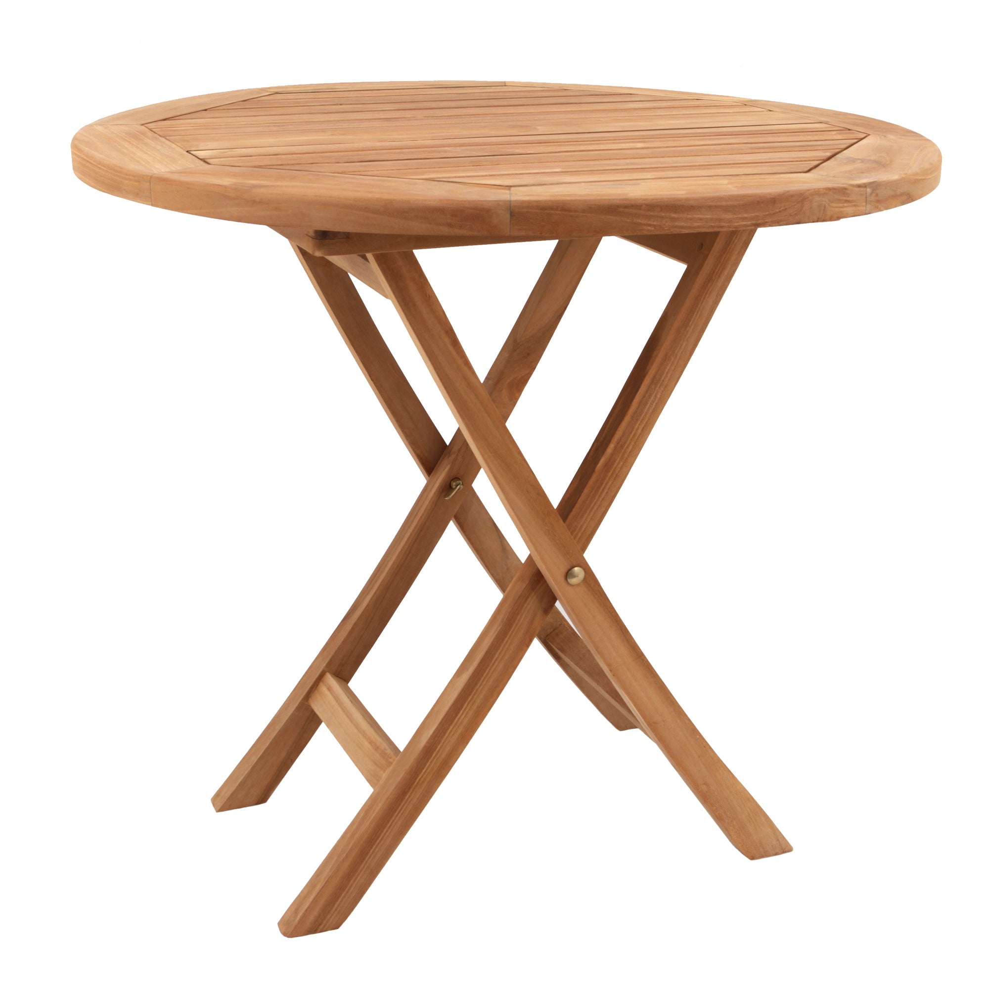 SALENTO - Conjunto de mesa y sillas redondas de teca