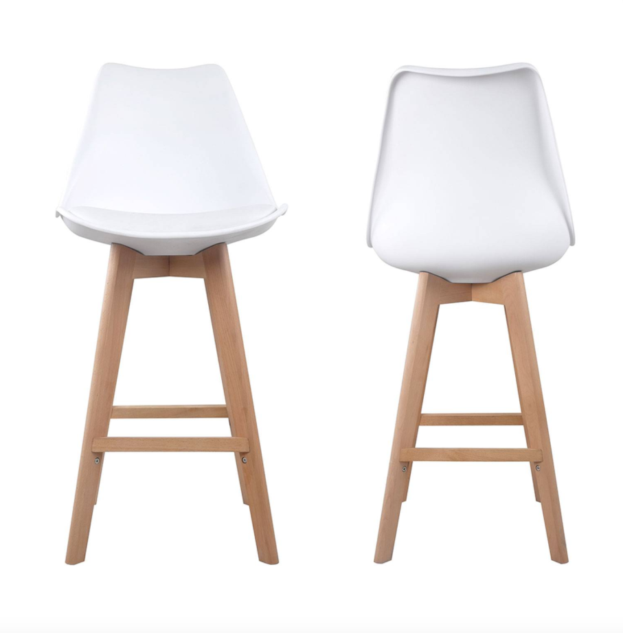 SENJA - Lot de 2 tabourets scandinaves